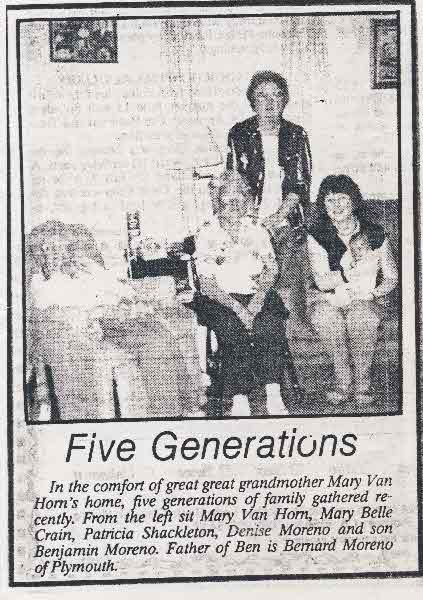 mary jane van horn 5 generatio
